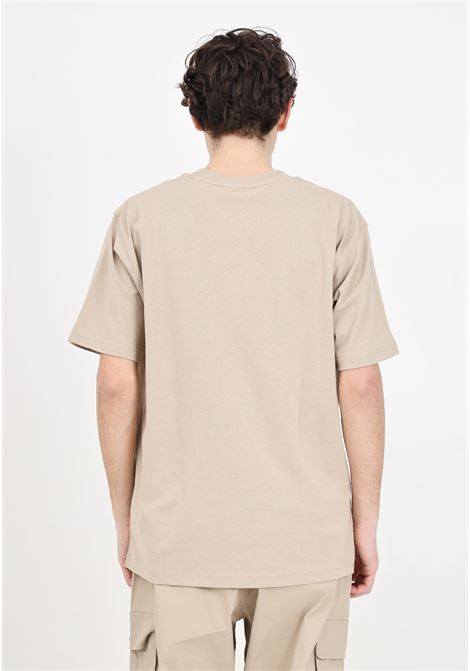 Beige men's t-shirt with tone-on-tone logo NEW BALANCE | MT41533SOT254